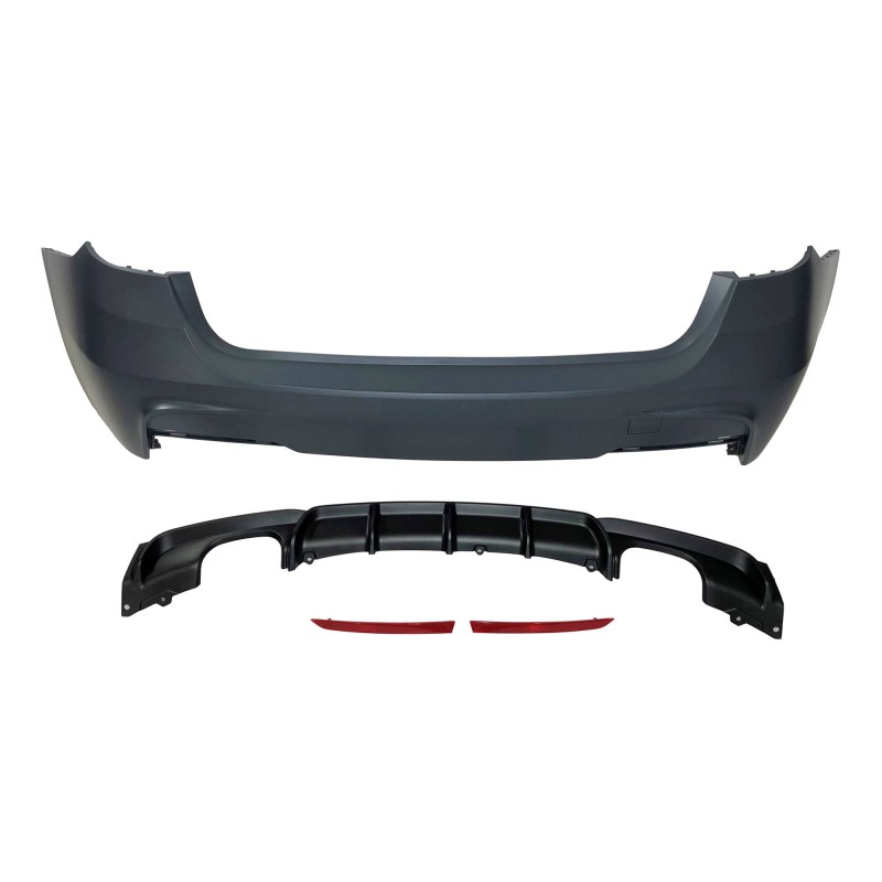 Paraurti Posteriore BMW F31 Look M Performance 2 Uscite doppio