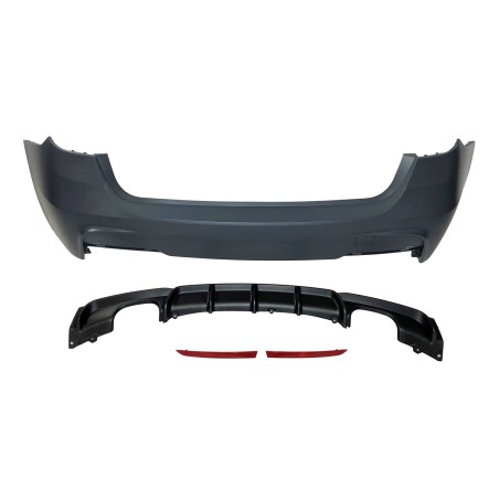 Paraurti Posteriore BMW F31 Look M Performance 2 Uscite doppio