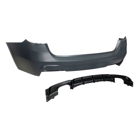 Paraurti Posteriore BMW F31 Look M Performance 2 Uscite doppio