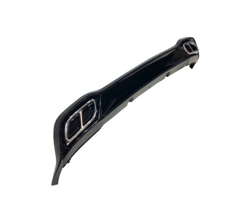Rear Diffuser Volkswagen Golf 8 2019-2023 Glossy Black Look RLine
