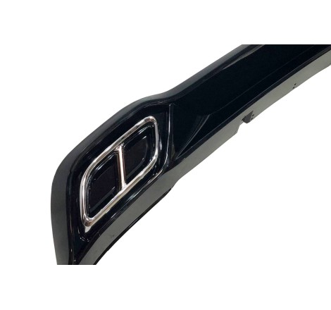 Rear Diffuser Volkswagen Golf 8 2019-2023 Glossy Black Look RLine