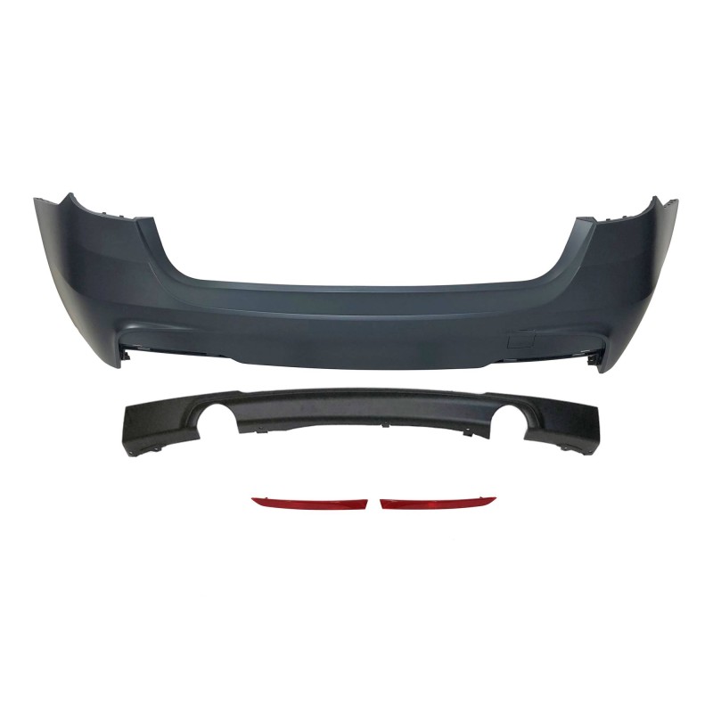 Rear Bumper BMW F31 Look M-Tech 2 Exhaust