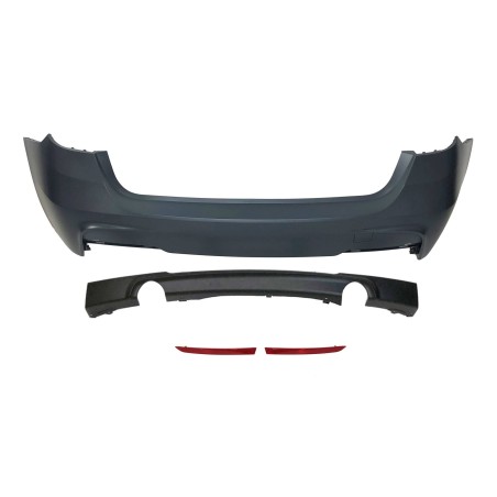 Rear Bumper BMW F31 Look M-Tech 2 Exhaust