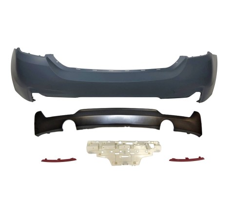 Rear Bumper BMW F32 / F33 / F36 Look M-Tech Twin Exhaust