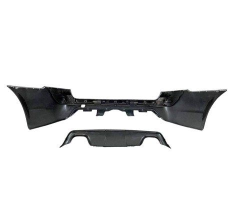 Rear Bumper BMW E61 Look M 2 exhaust