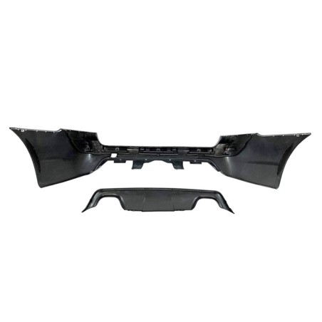Rear Bumper BMW E61 Look M 2 exhaust