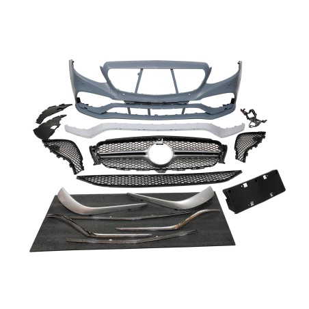 KIT DE CARROSSERIE MERCEDES W213 4 portes / Estate 2016-2019 look AMG E63
