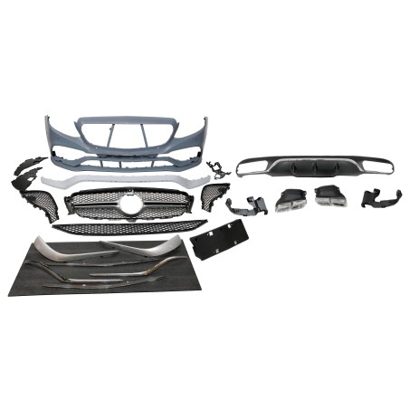 STOßSTANGENSET BODYKIT Mercedes W213 4d / SW 2016-2019 look AMG E63