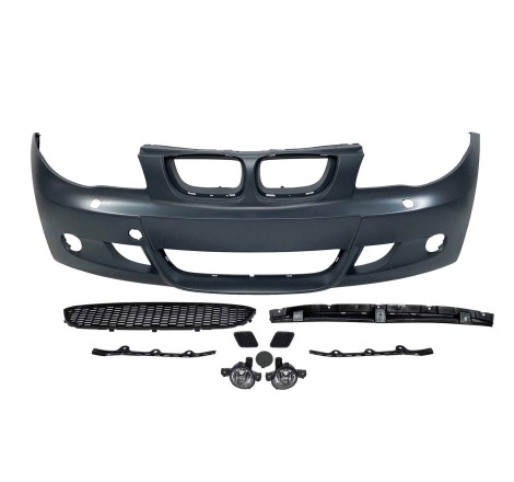 Front Bumper BMW E87 / E82 / E81 / E88 2005-2011, 3 Or 5-Door Look M Fog lamps
