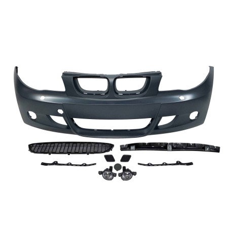 Front Bumper BMW E87 / E82 / E81 / E88 2005-2011, 3 Or 5-Door Look M Fog lamps