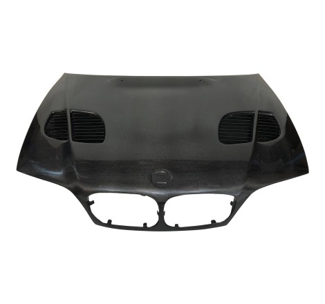 Carbon Fibre Bonnet BMW E46 2002-2006 2-Door Look M3 GTR, With Air Intake
