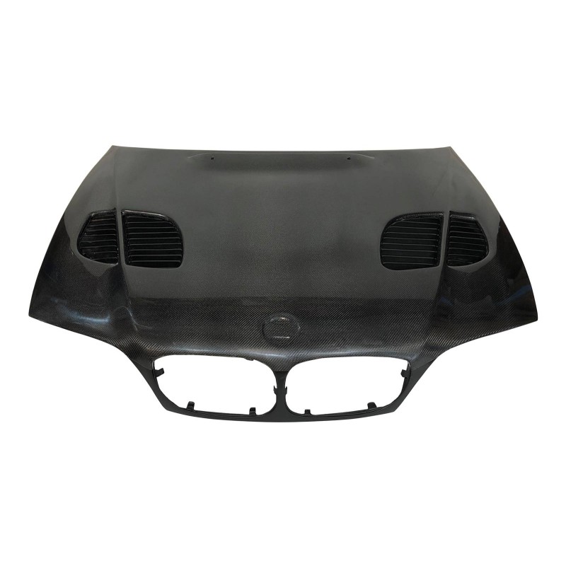 Carbon Fibre Bonnet BMW E46 2002-2006 2-Door Look M3 GTR, With Air Intake