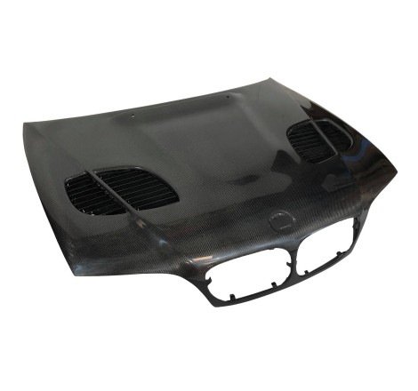 Carbon Fibre Bonnet BMW E46 2002-2006 2-Door Look M3 GTR, With Air Intake