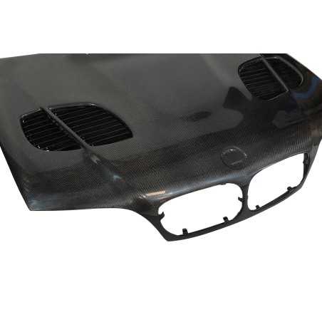 Carbon Fibre Bonnet BMW E46 2002-2006 2-Door Look M3 GTR, With Air Intake