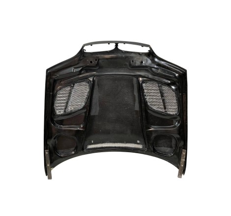 Carbon Fibre Bonnet BMW E46 2002-2006 2-Door Look M3 GTR, With Air Intake