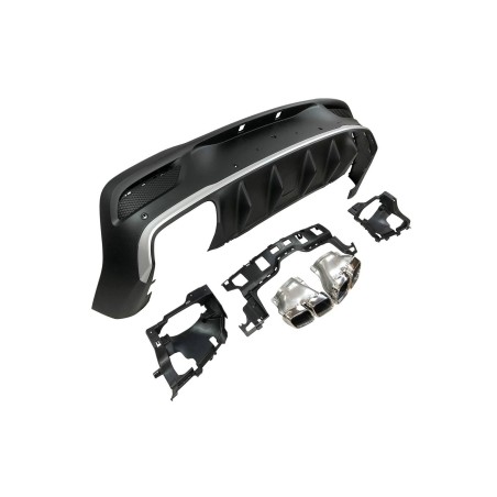 Difusor Trasero Mercedes C167 GLE 2020 Colas
