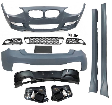 STOßSTANGENSET BODYKIT  BMW F20 2012-2014 5D LOOK M-TECH