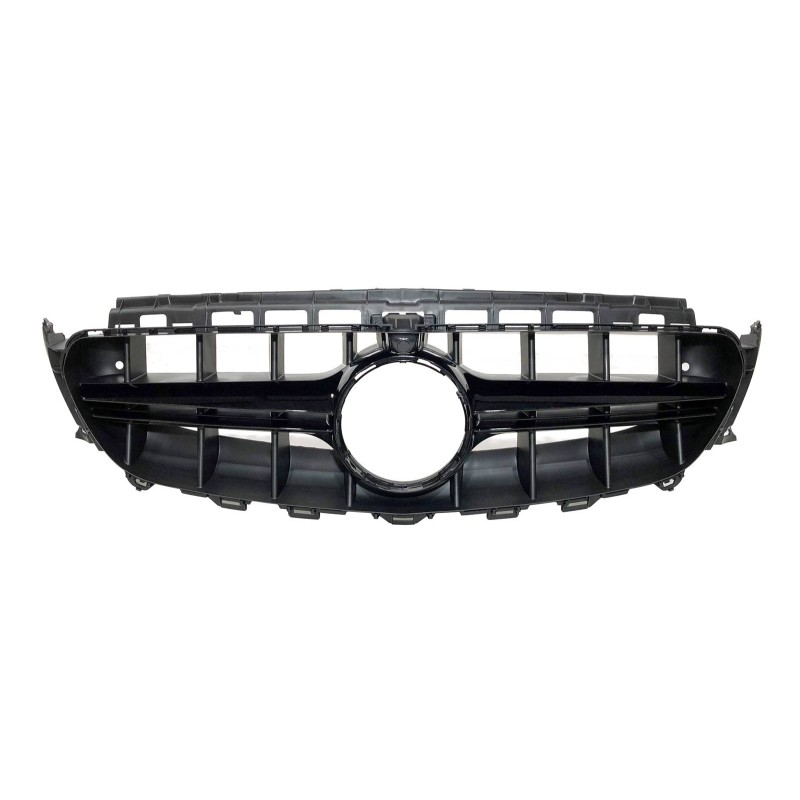 Calandre Mercedes W213 4 portes 16-19 Look AMG E63 Caméra Black