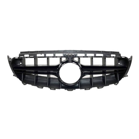 Calandre Mercedes W213 4 portes 16-19 Look AMG E63 Caméra Black