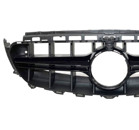 Calandre Mercedes W213 4 portes 16-19 Look AMG E63 Caméra Black
