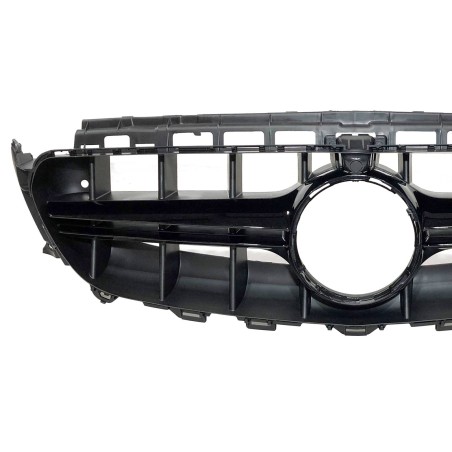 Calandre Mercedes W213 4 portes 16-19 Look AMG E63 Caméra Black