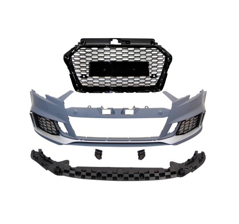 Paragolpes Delantero Audi A3 2016-2019 4 Puertas Look RS3 