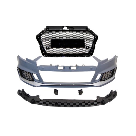 Pare-Choc Avant Audi A3 2016-2019 4 Porte Look RS3