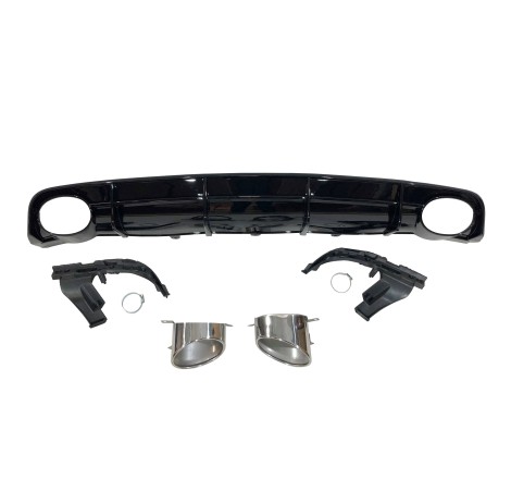 HECKANSATZ HECKSPOILER DIFFUSOR AUDI A6 / A6 AVANT LOOK RS6 2015-2018 C7 ABS