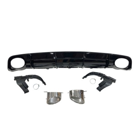 Rear Diffuser Audi A6 / A6 Avant Look RS6 2015-2018 C7 ABS