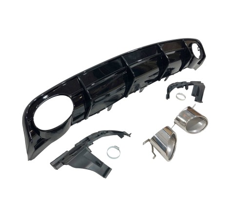 HECKANSATZ HECKSPOILER DIFFUSOR AUDI A6 / A6 AVANT LOOK RS6 2015-2018 C7 ABS