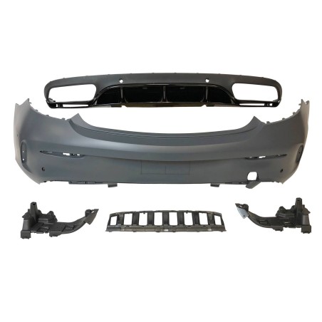 HECKSTOßSTANGE HECKSCHÜRZE Mercedes W205 Coupe 2014-2020 Look C63