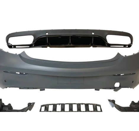 Rear Bumper Mercedes W205 Coupe 2014-2020 Look C63