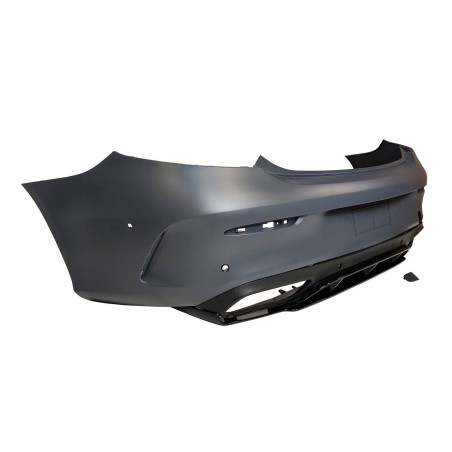 HECKSTOßSTANGE HECKSCHÜRZE Mercedes W205 Coupe 2014-2020 Look C63