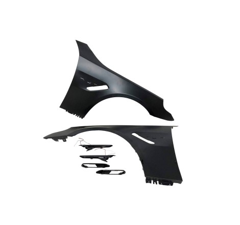 KOTFLÜGEL SET LINKS + RECHTS BMW E60 / E61 2004-2010 LOOK G30 M5