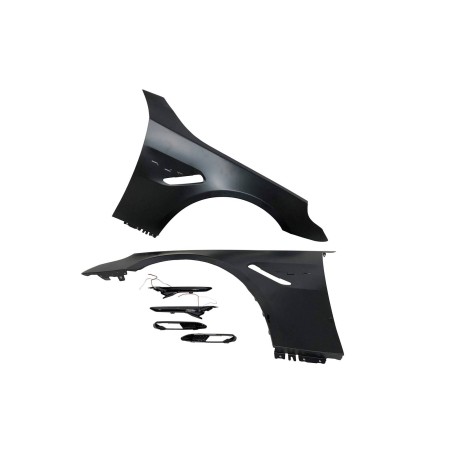 KOTFLÜGEL SET LINKS + RECHTS BMW E60 / E61 2004-2010 LOOK G30 M5