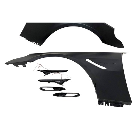 KOTFLÜGEL SET LINKS + RECHTS BMW E60 / E61 2004-2010 LOOK G30 M5