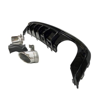 HECKANSATZ HECKSPOILER DIFFUSOR AUDI A6 / A6 AVANT C8 19-21 Look RS6