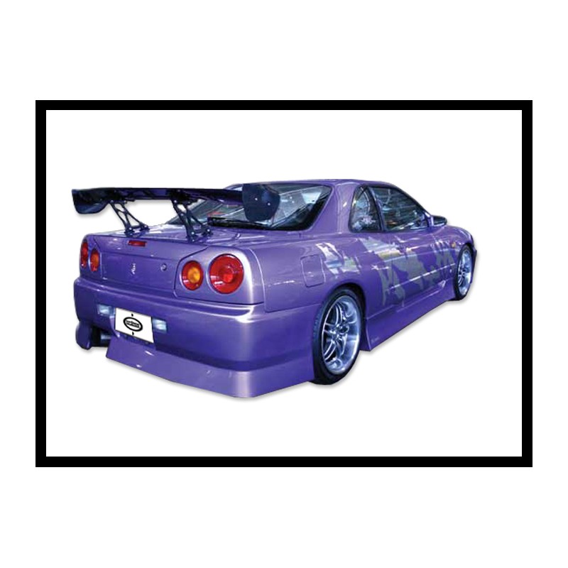 HECKSTOßSTANGE HECKSCHÜRZE NISSAN SKYLINE 3-DOOR, R34 GTS TYPE