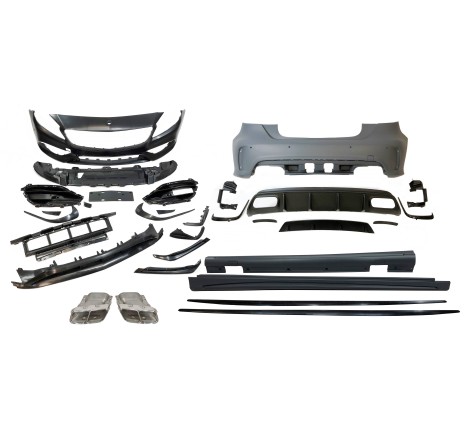 Body Kit Mercedes W176 A45 2016-2018 Look AMG Without Parking Sensors