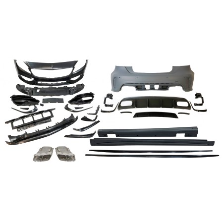 Body Kit Mercedes W176 A45 2016-2018 Look AMG Without Parking Sensors