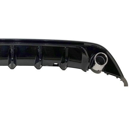 Diffuseur Arrière Volkswagen Golf 7  Look TCR Noir brillant