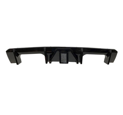 Rear Diffuser BMW G80 / G82 look M Performance Glossy Black Led brake light