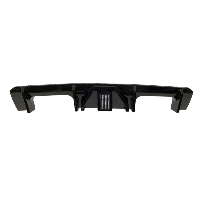 Rear Diffuser BMW G80 / G82 look M Performance Glossy Black Led brake light