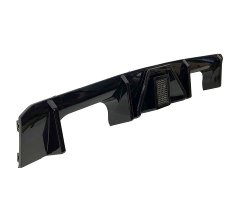 Rear Diffuser BMW G80 / G82 look M Performance Glossy Black Led brake light