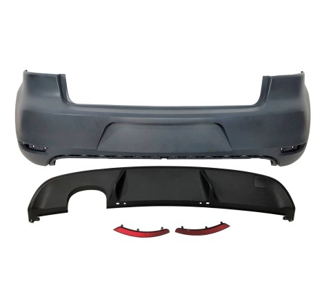 Rear Bumper Volkswagen Golf 6 Look GTI 1 Exhaust