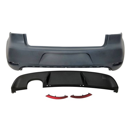 Rear Bumper Volkswagen Golf 6 Look GTI 1 Exhaust