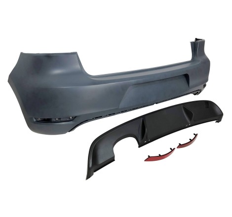 Rear Bumper Volkswagen Golf 6 Look GTI 1 Exhaust