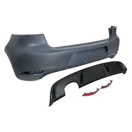 Rear Bumper Volkswagen Golf 6 Look GTI 1 Exhaust