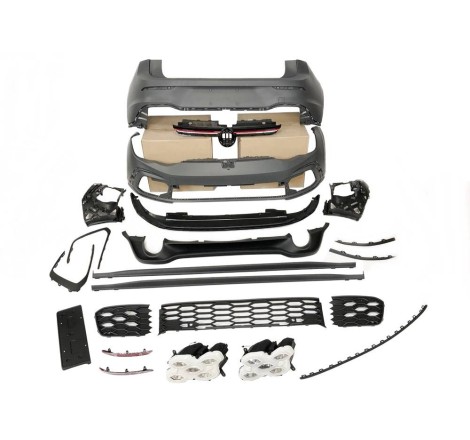 Body Kit Volkswagen Golf 8 2019-2023 3/5D Look GTI 2 Exhaust