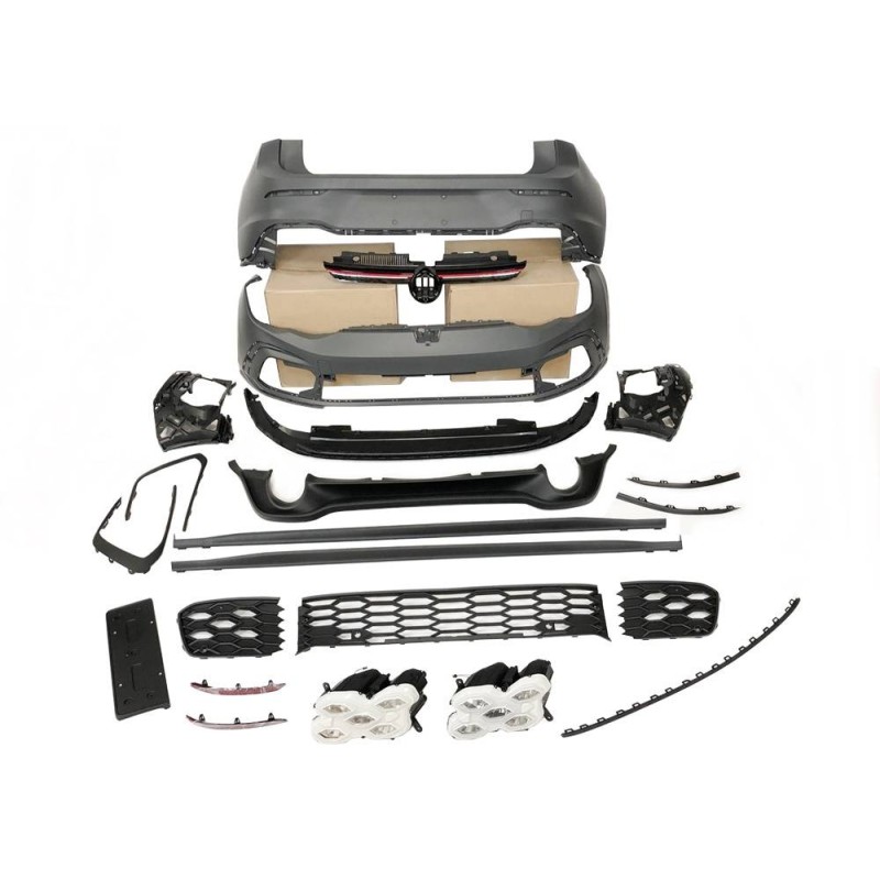 Body Kit Volkswagen Golf 8 2019-2023 3/5D Look GTI 2 Exhaust